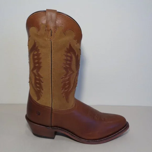 Dingo Size 13 M SILVERLAKE Tan Leather Cowboy Western Boots New Men's Shoes